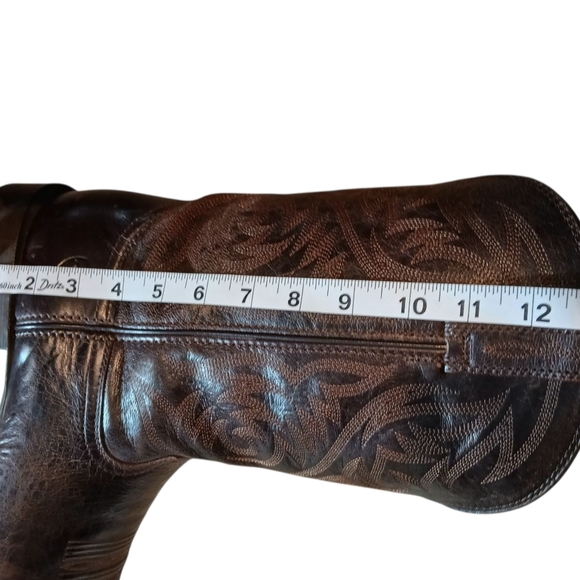 Ariat Mens Brown Leather Cushion Boots  13D main image 10